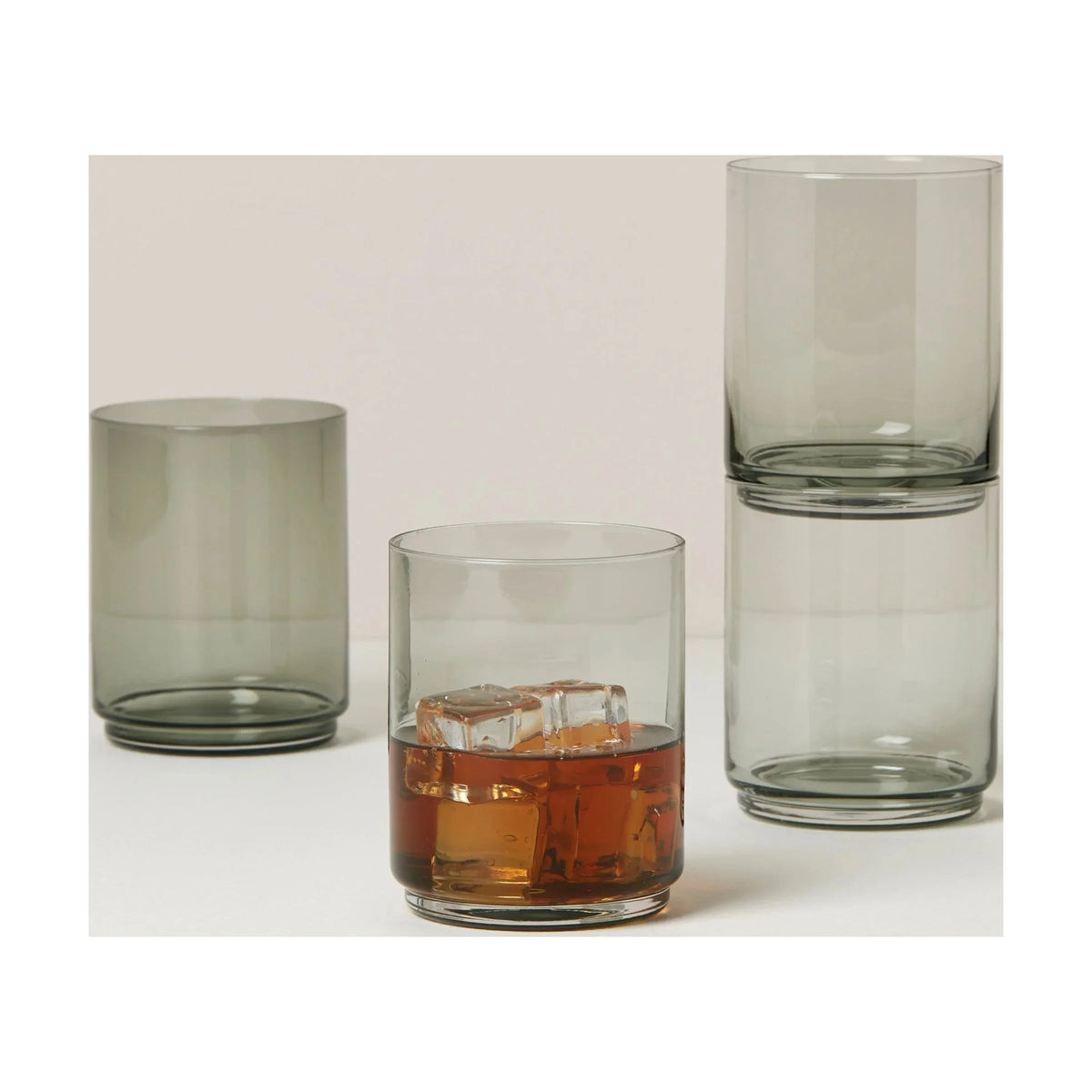 Stackable 4-Piece Tall Glasses I347