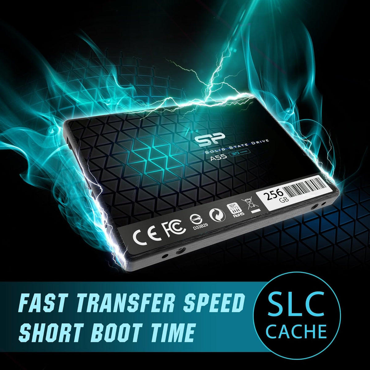 256GB SSD SATA III 2.5 7mm Internal Solid State Drive A2027