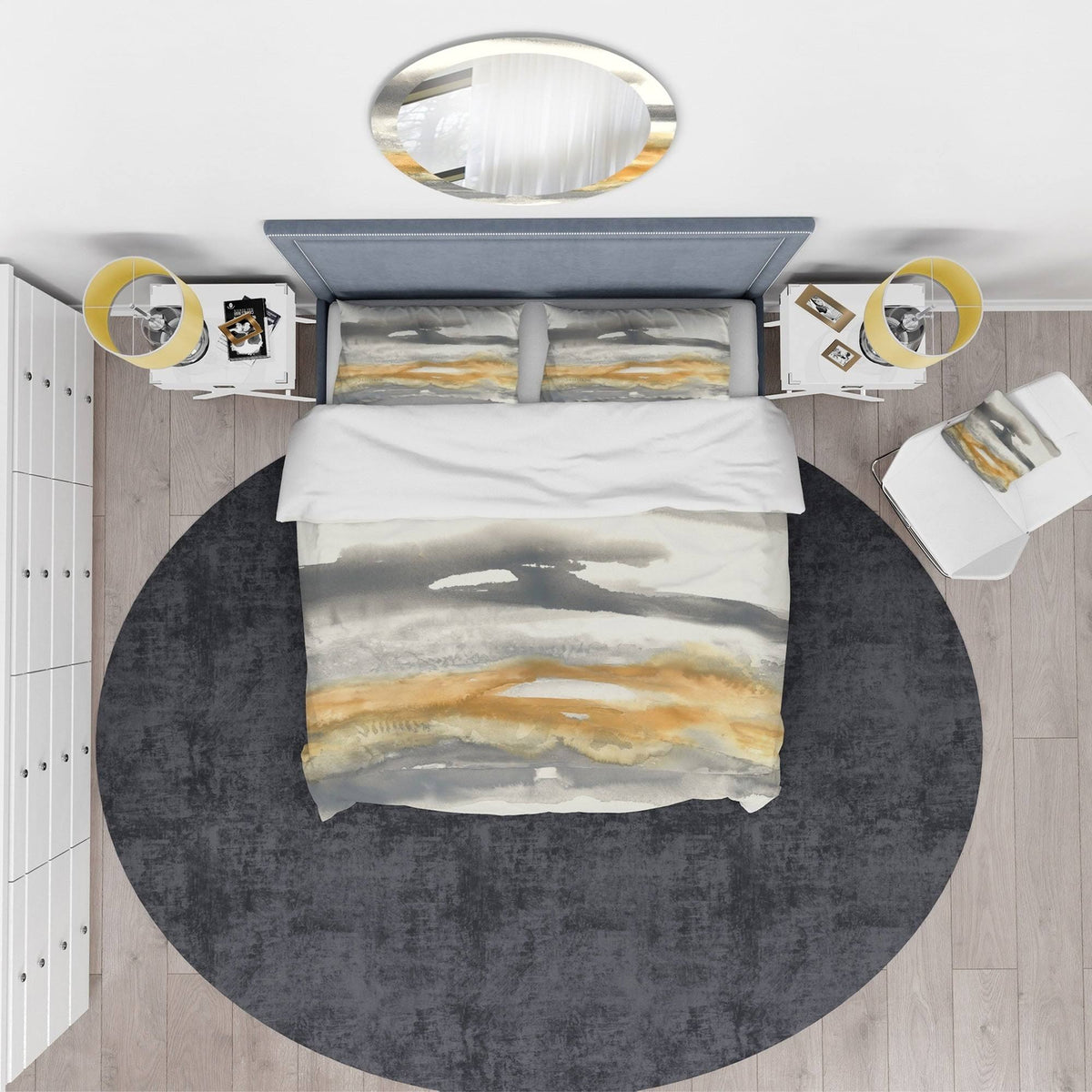 Twin Duvet Cover and Sham Set Y7822