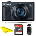 Black Digital Camera with 64 GB Memory Card R19566