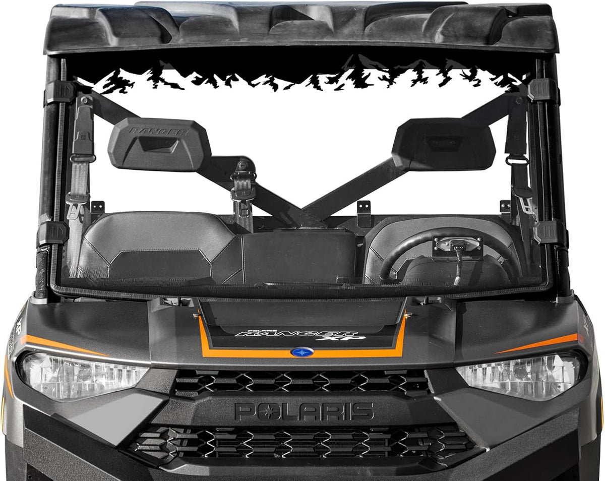 Clear Scratch Resistant Full Windshield for Polaris Ranger XP 1000 / Crew E986027
