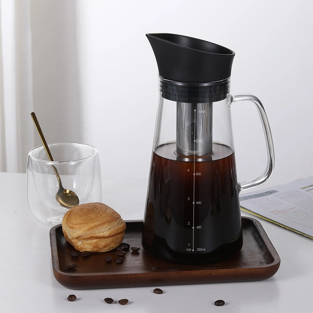 Cold Brew Maker Glass Stainless Steel Kettle R58102