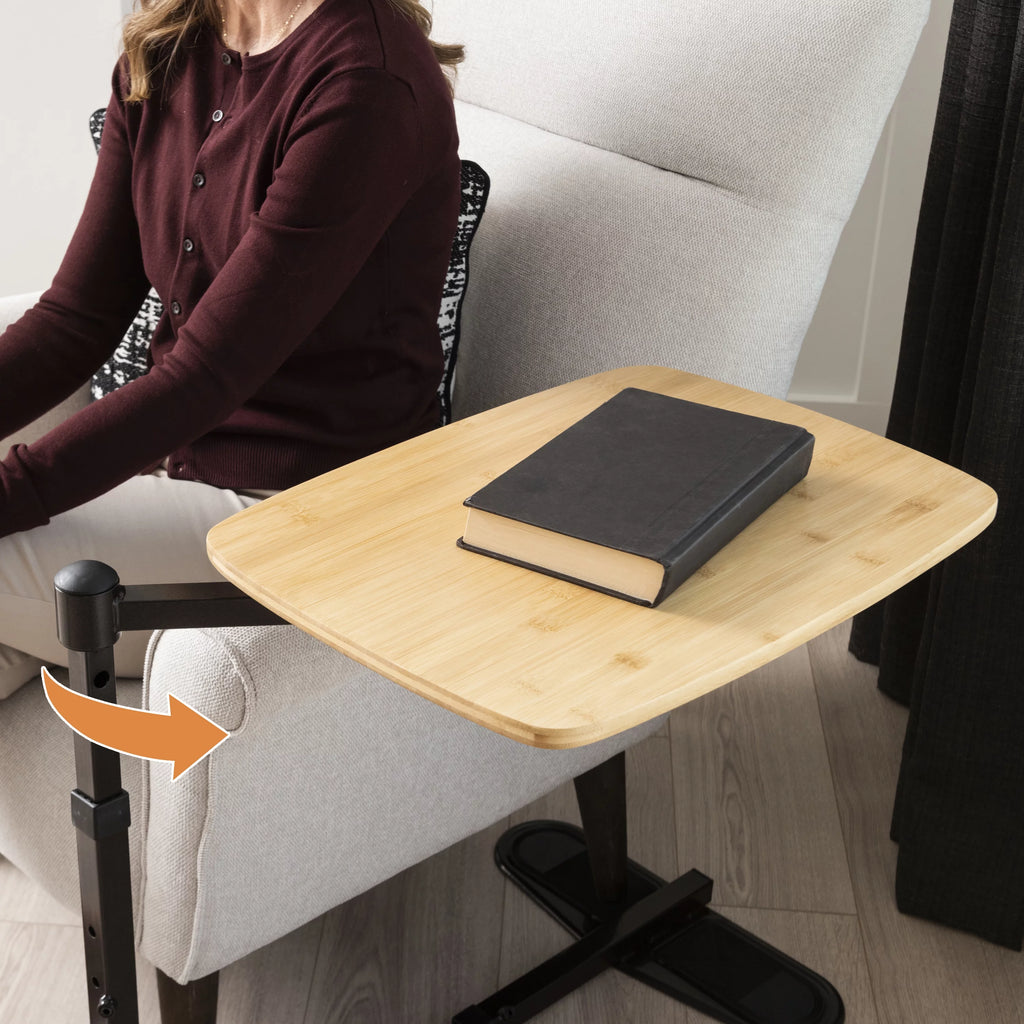 Swivel TV Tray Table Adjustable Laptop Desk and Dinner Tray L377329