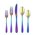 Black 20-Piece Flatware Set W29457