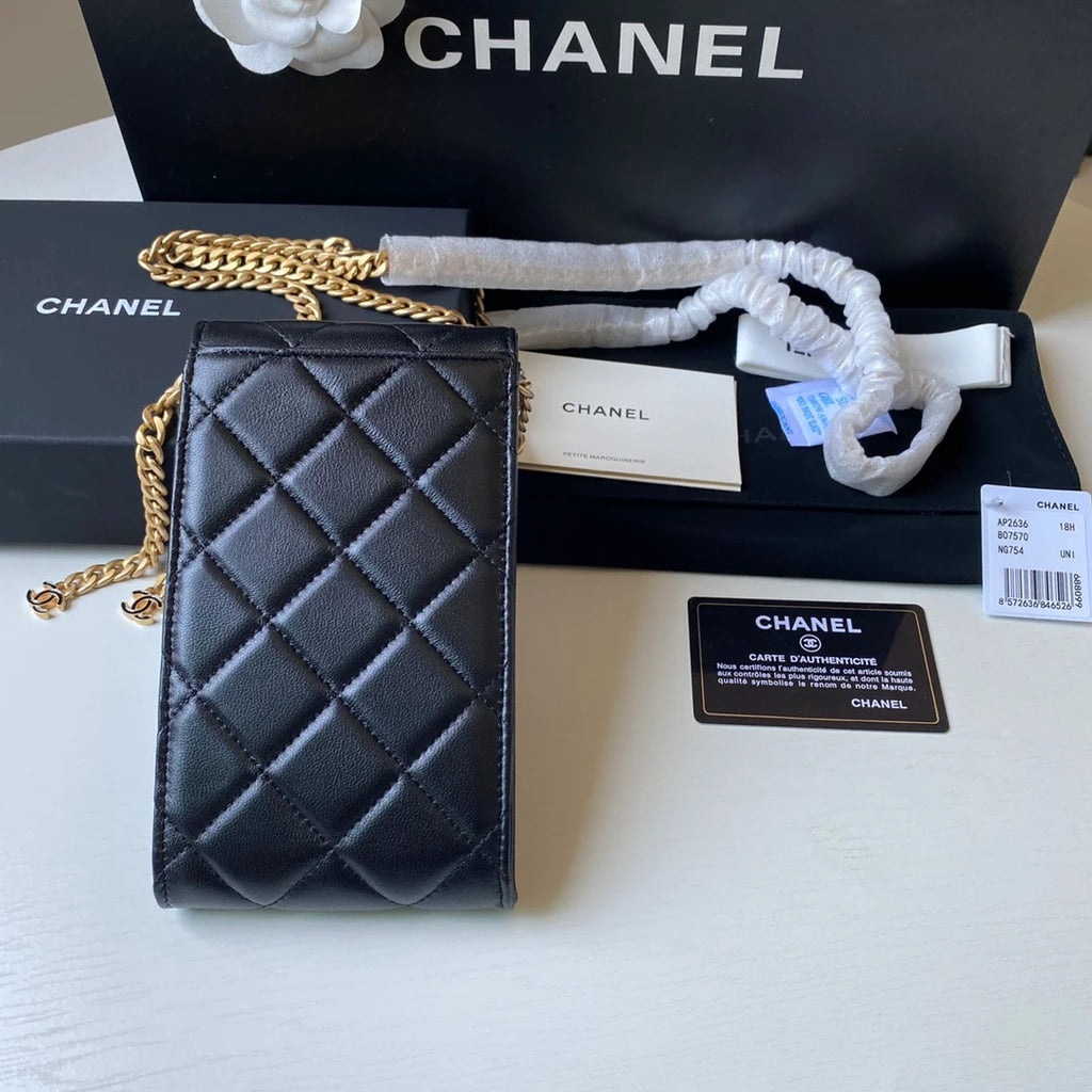 Black Phone Holder Bag Y78820