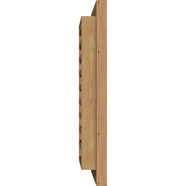 Unfinished Functional Rough Vertical Gable Vent T39385