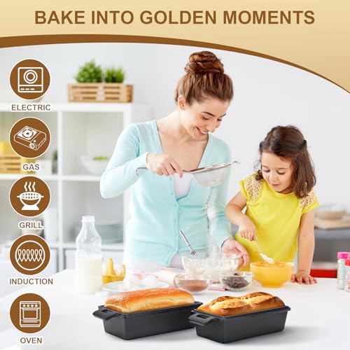 Cast Iron Loaf Pan with Lid 9x5 2 Piece Set S53610
