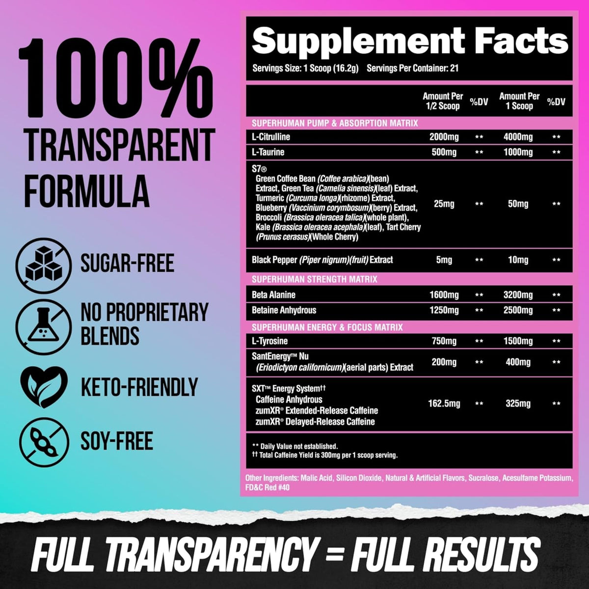 Superhuman Pre Workout Powder & Post Workout Recovery Bundle J269642