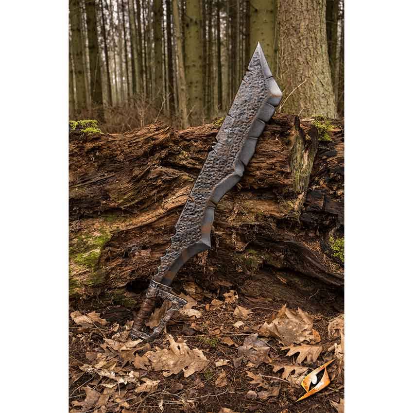 Leather Orc Cleaver W5155