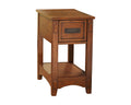 Brown Chairside End Table O601