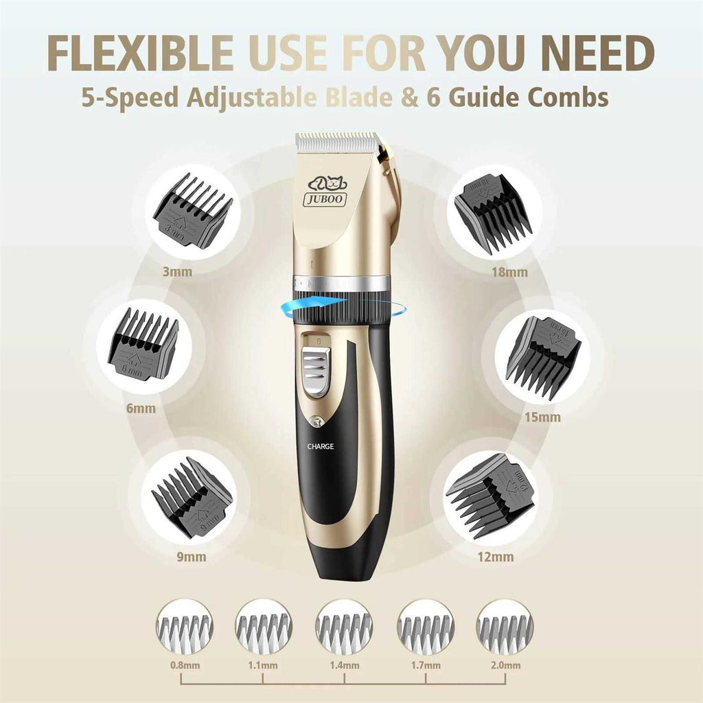 Dog Clippers Low Noise Rechargeable Cordless Grooming Kit W705