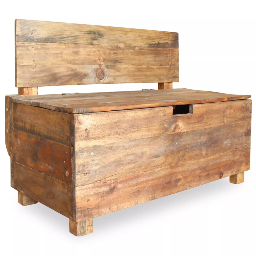 Solid Reclaimed Wood Bench K2577