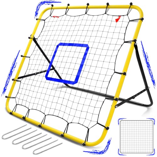Baseball and Softball Rebounder Net with Pitching Target S9588