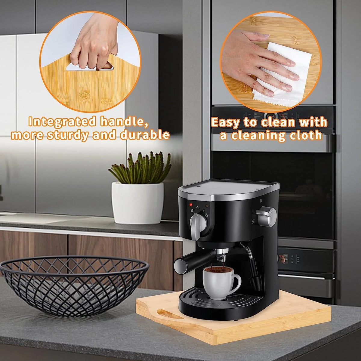 Bamboo Slider Tray Countertop Organizer 26'' J180741