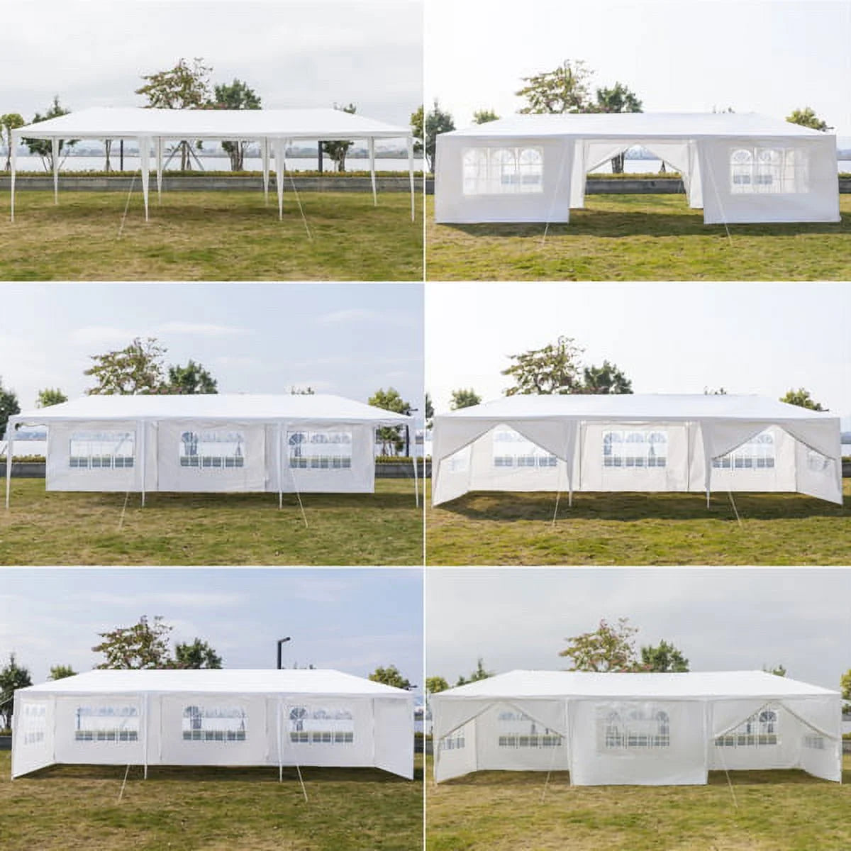 10'x30' Outdoor Canopy Party Wedding Tent with 8 Removable Sidewalls F733027