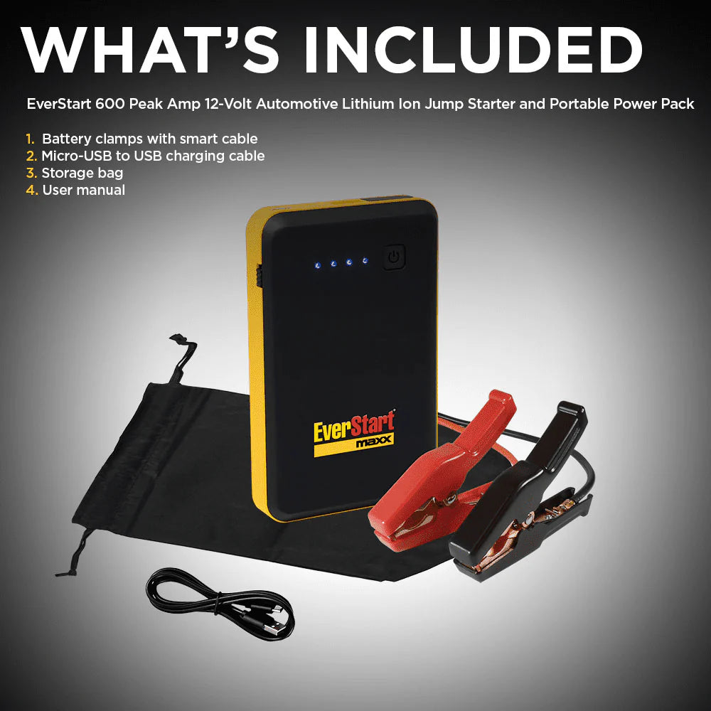 12V Lithium Ion Jump Starter and Portable Power Pack P77486