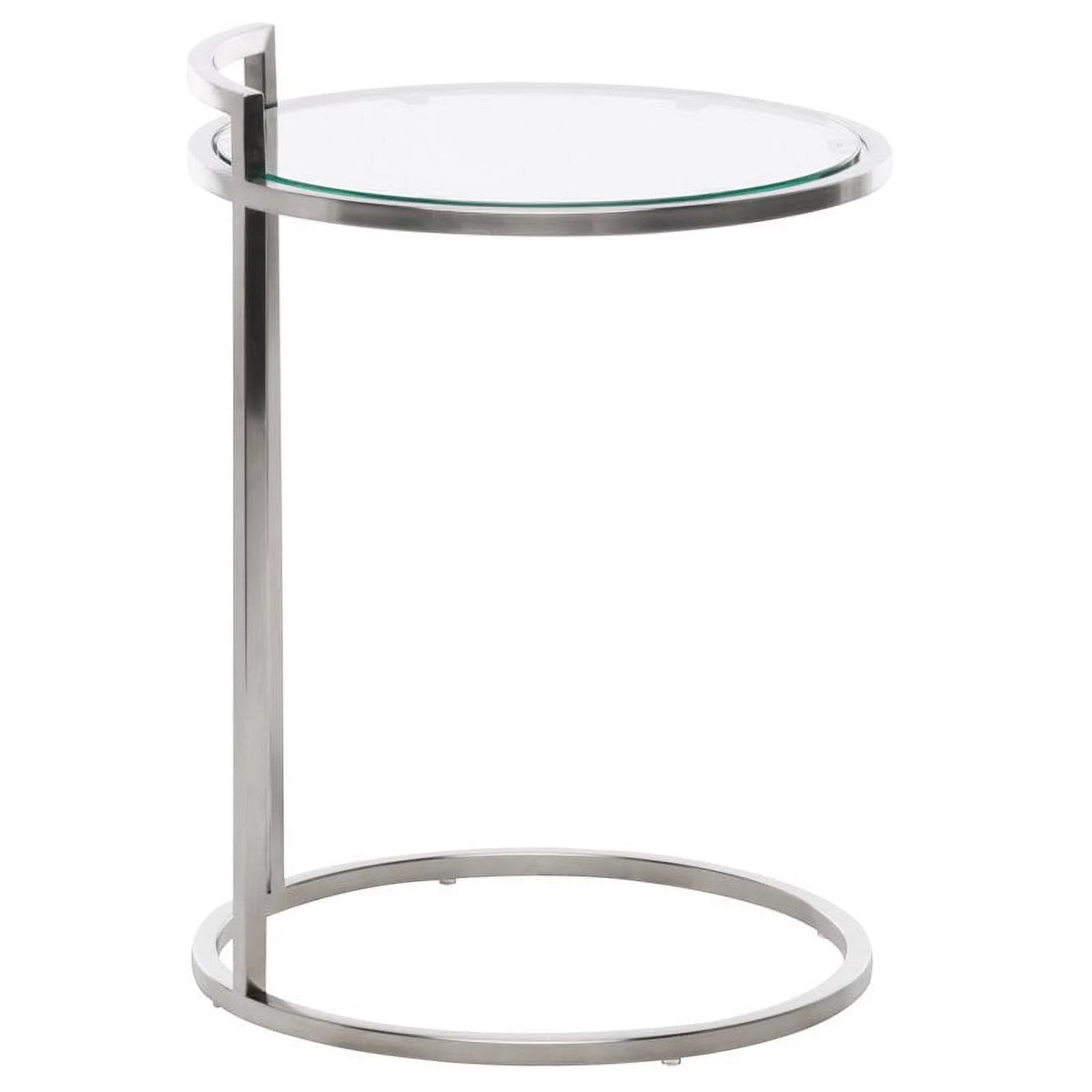 Round Glass Top End Table Set of 2 Z680798