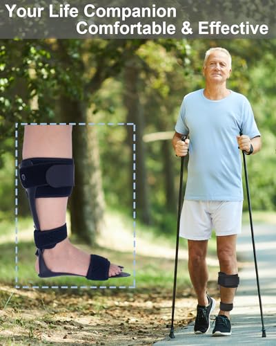 Medical Ankle Foot Orthosis Support Brace (Right, Medium) I9638