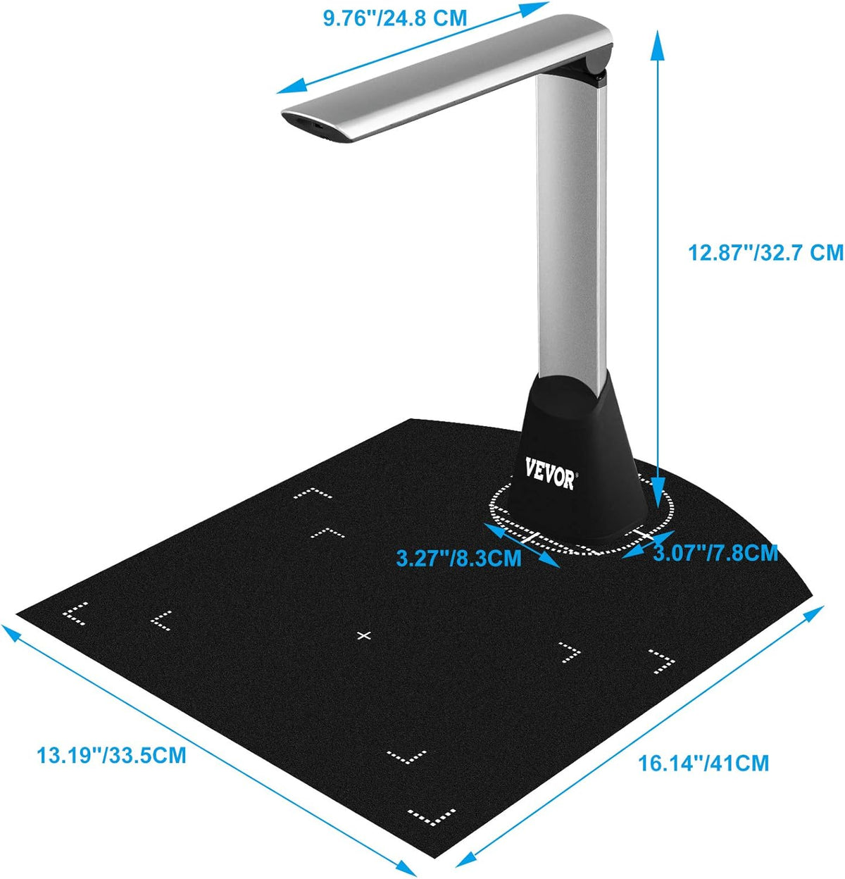 A3/A4 Portable Document Scanner with OCR S373