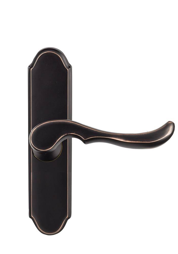White Mid-View Wood Core Storm Door W5457