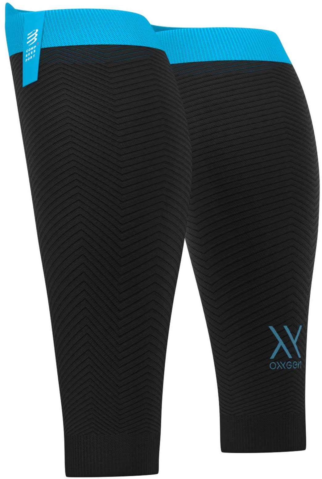Black Compression Calf Guards O405862