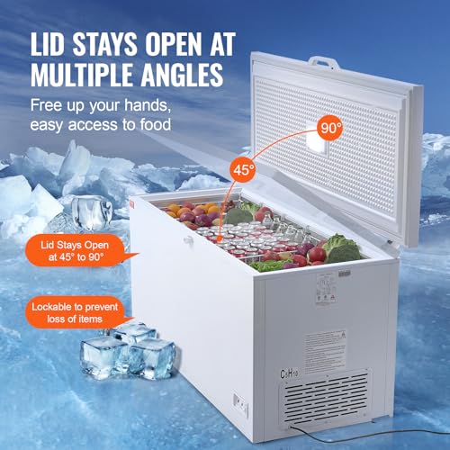 12.8 Cu.ft Chest Freezer with 4 Removable Baskets I429
