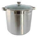 Stainless Steel 8 Quart Stock Pot with Glass Lid V15608