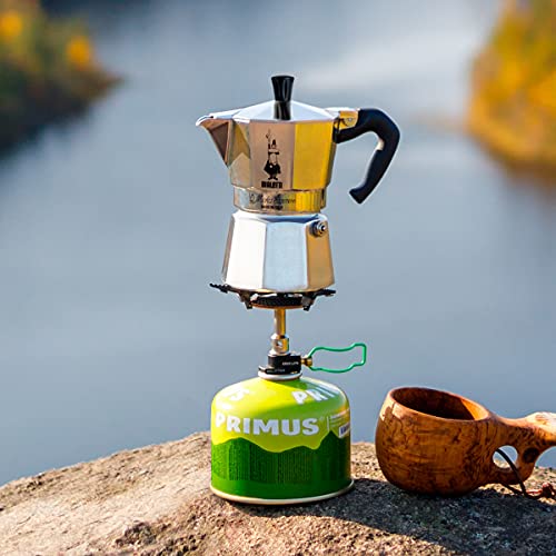 Silver Aluminium Moka Pot 1 Cup J376405