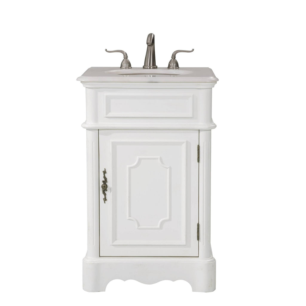 Bathroom Vanity Cabinet Set with Marble Top Q580534