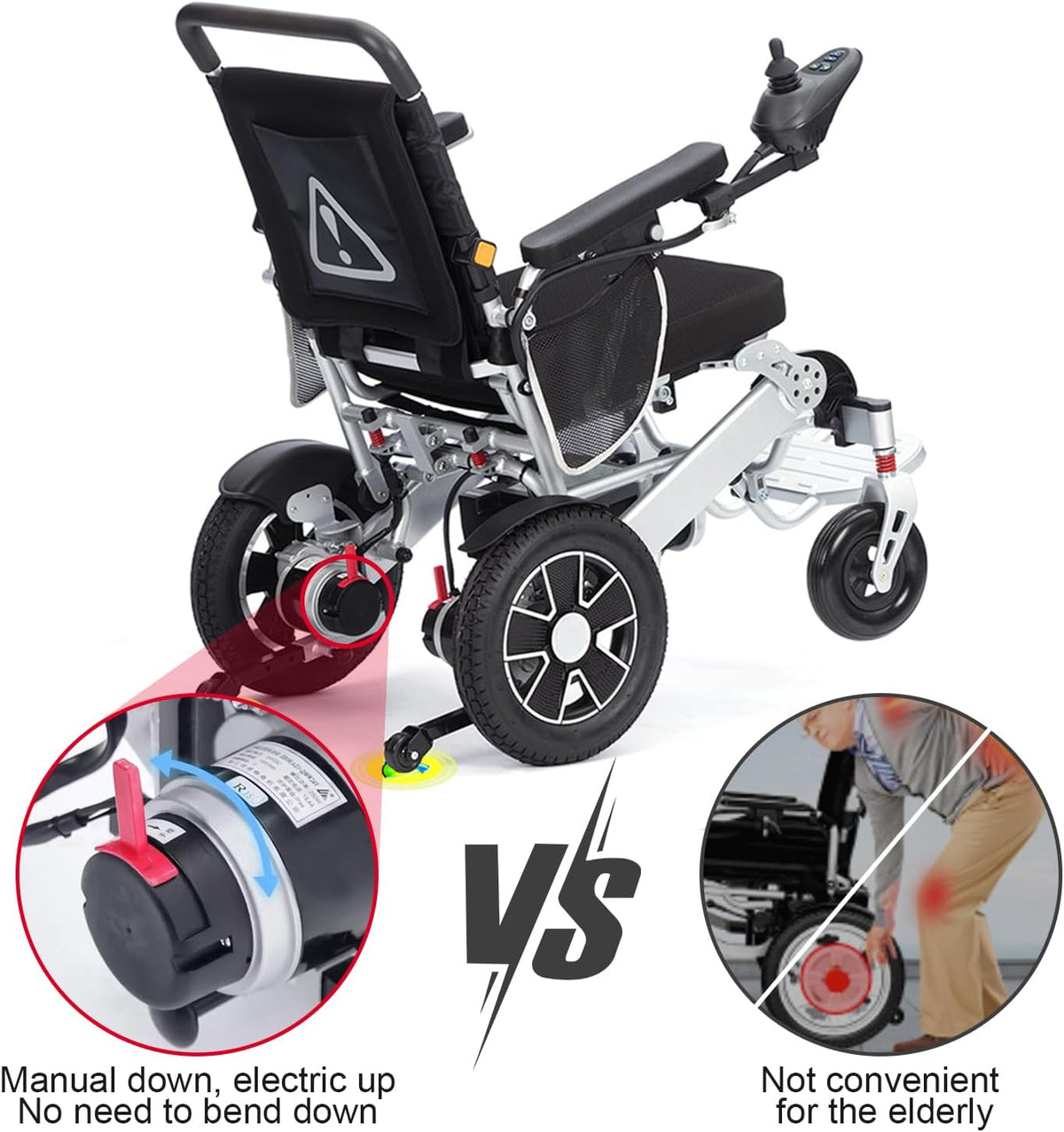 Lightweight Foldable All Terrain Electric Wheelchair Q9931