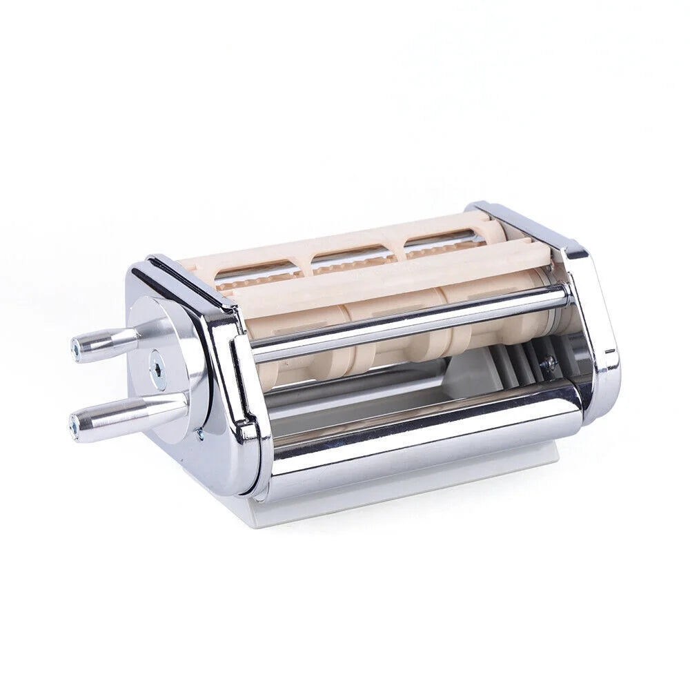 Silver Stainless Steel Pasta Attachment and Ravioli Maker Attachment for Stand Mixers U6004