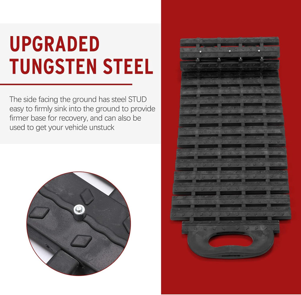 Tire Traction Mats 2 Pack with Bag Gloves L97545