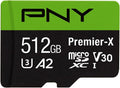 512GB Class 10 U3 V30 microSDXC Flash Memory Card P8428
