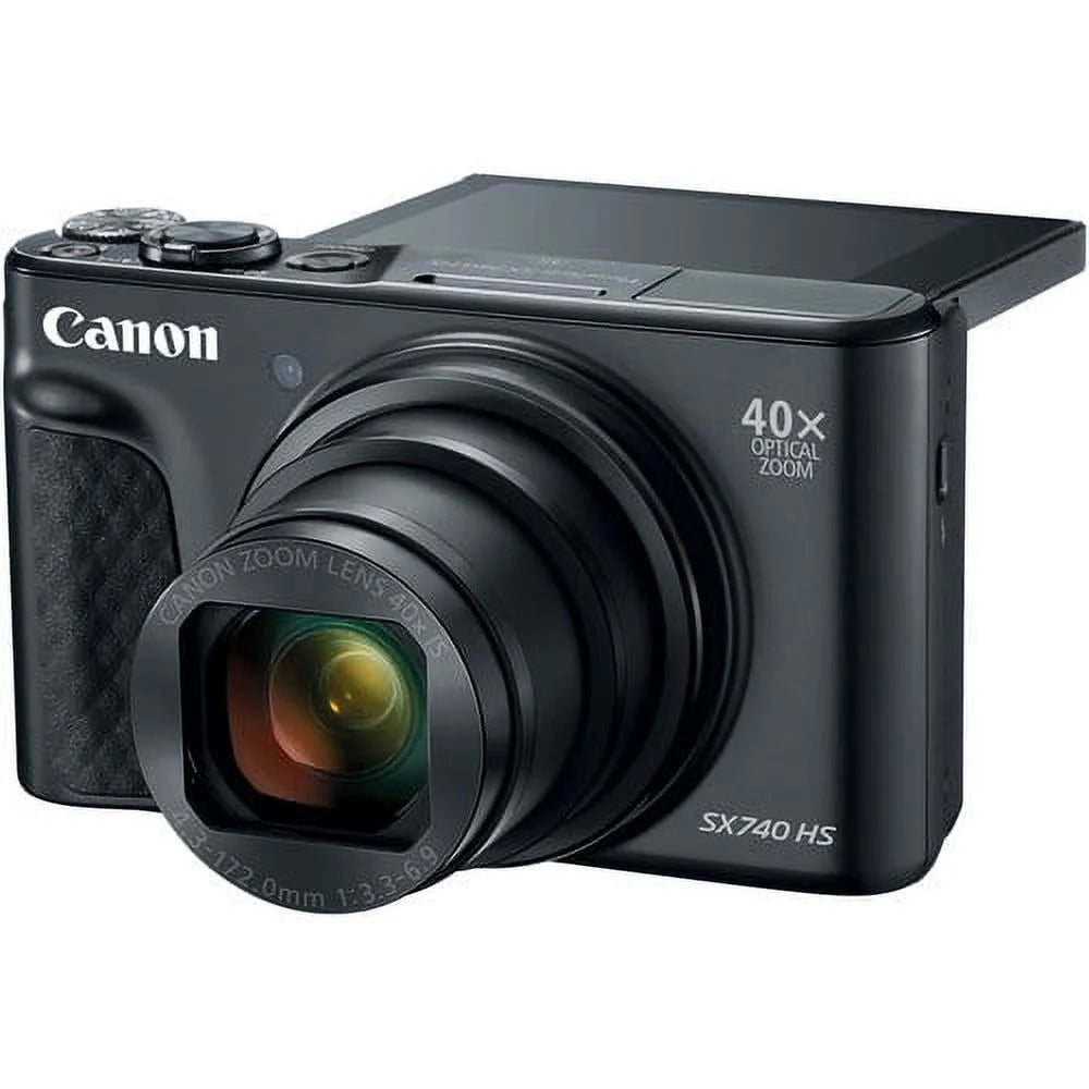 Black Digital Camera with 64 GB Memory Card R19566