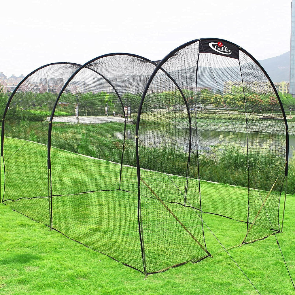 Portable Baseball Batting Cage with Frame and Poles M239
