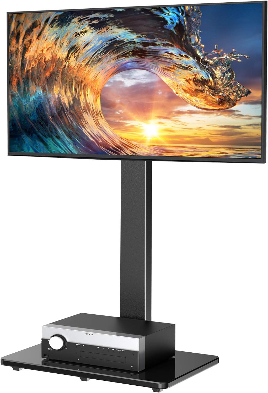 Universal Floor TV Stand with Swivel Mount for 32-65 inch TVs D345