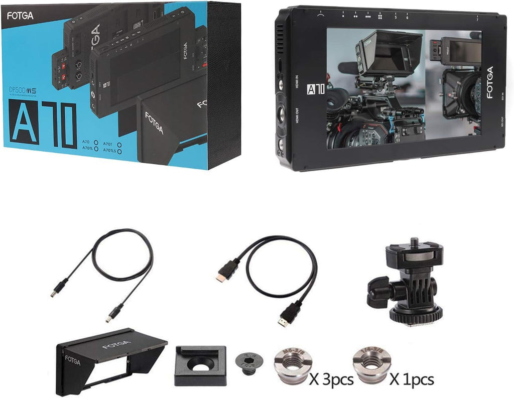 7 Inch Full HD Touch Screen IPS On-Camera Field Monitor B504