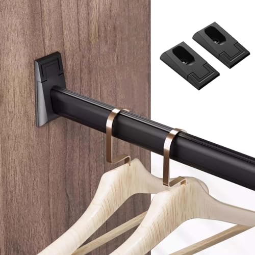 Black Metal Clothes Hanging Rod A332508