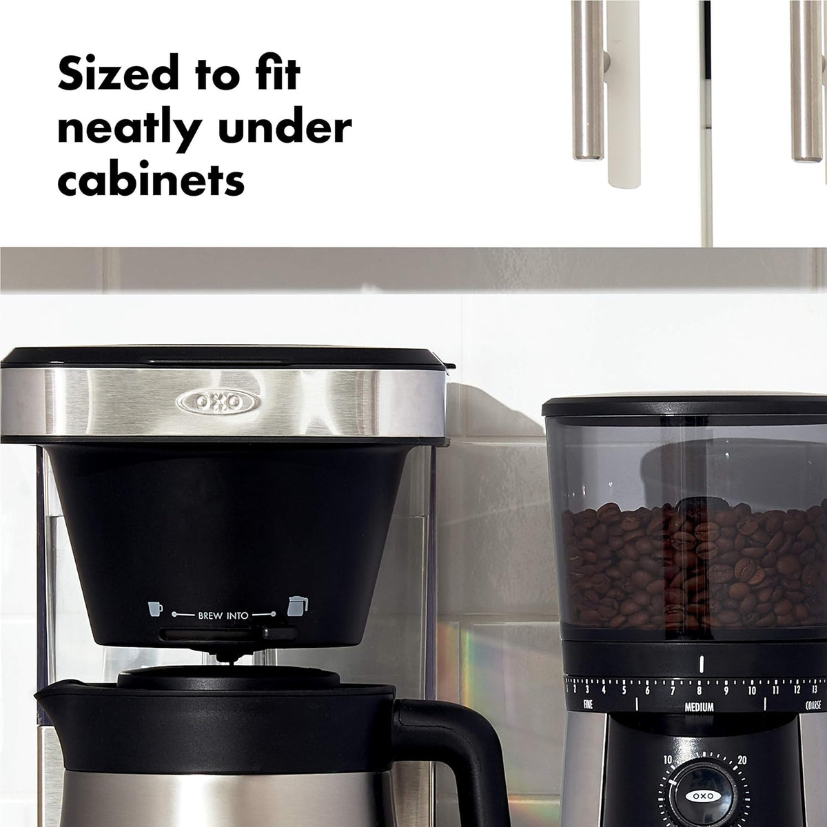 8 Cup Stainless Steel Coffee Maker with 16 Oz Thermal Mug B268081