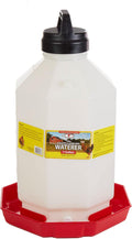 Red 7 Gallon Hanging Automatic Poultry Waterer F46257