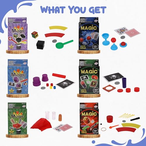 24 Packs Magic Trick Set with Over 15 Tricks Each W237152