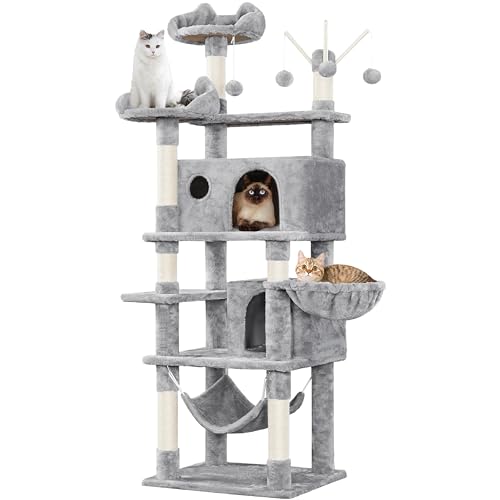67in Multi-Level Cat Tree with Scratching Post Z327