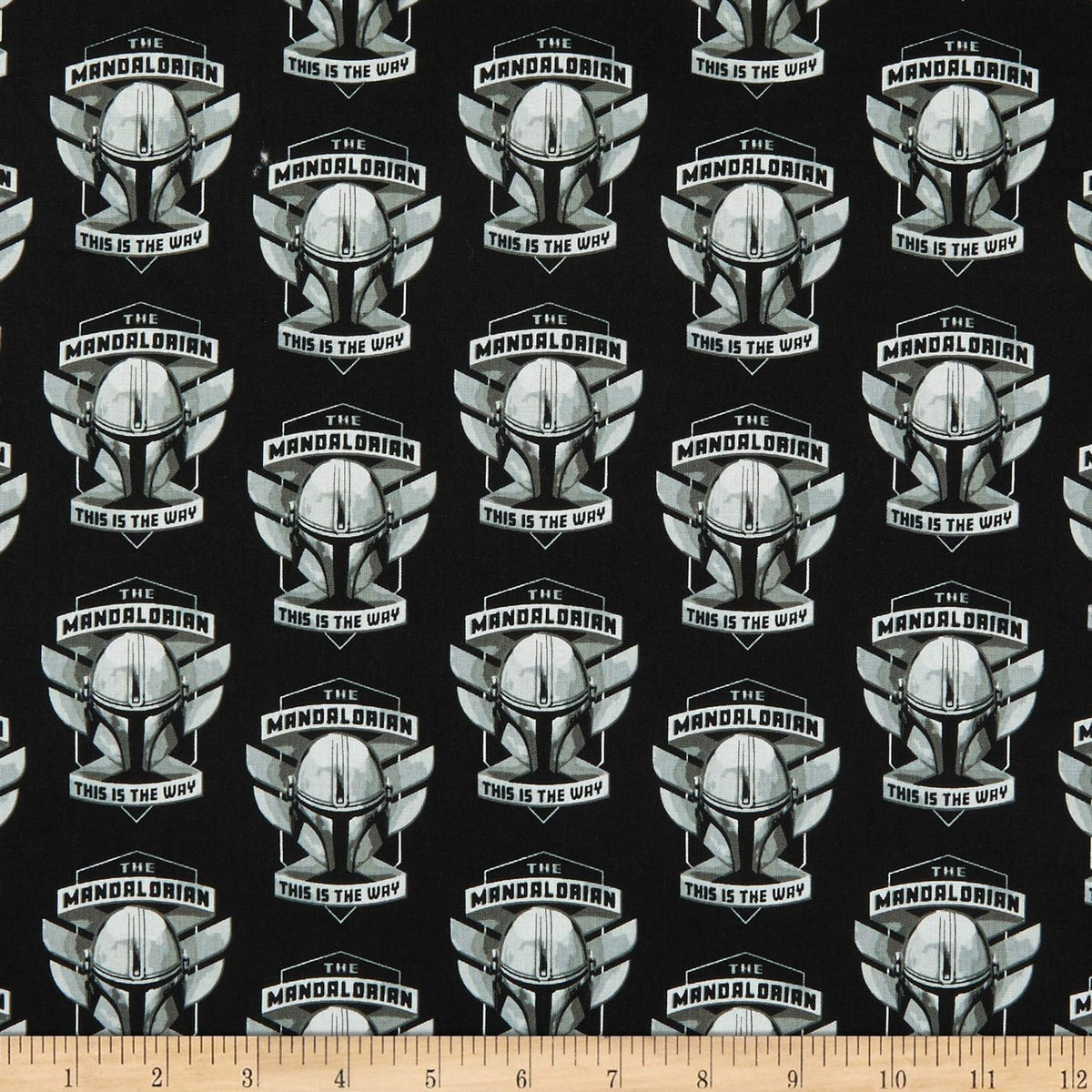 Black Cotton Fabric V58716