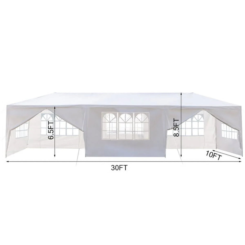 10'x30' Outdoor Canopy Party Wedding Tent with 8 Removable Sidewalls F733027