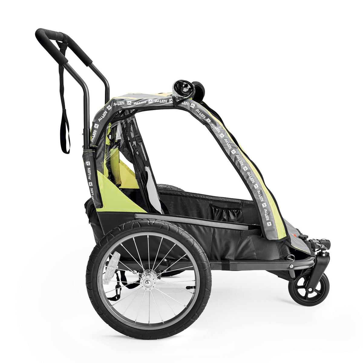 2-Child Bicycle Trailer and Stroller, Orange E36441