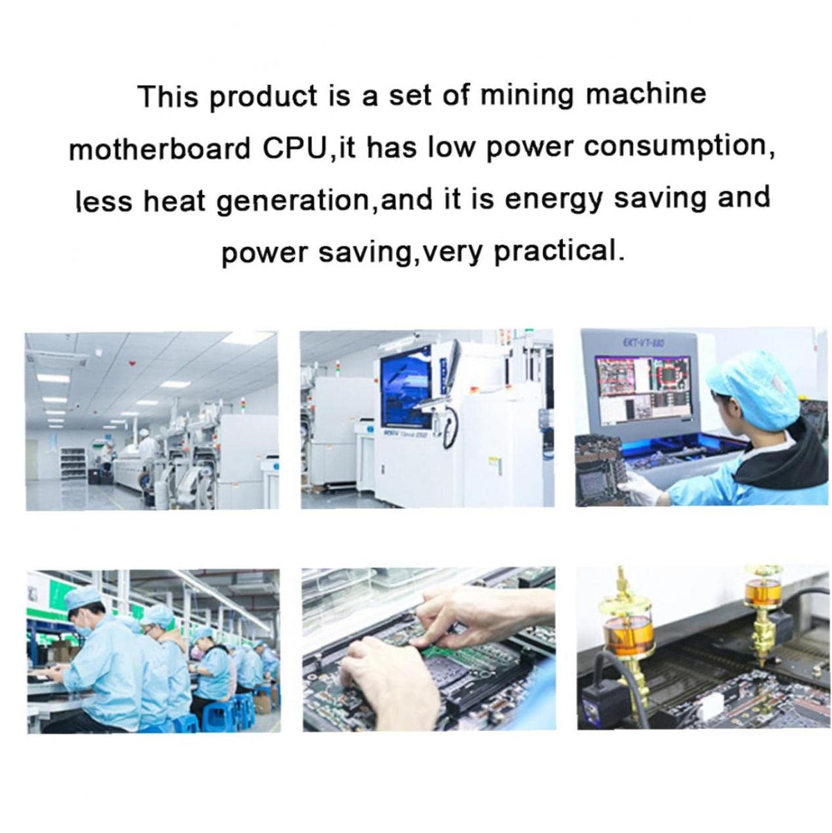 Mining Motherboard with 8 Video Card Slots Q103