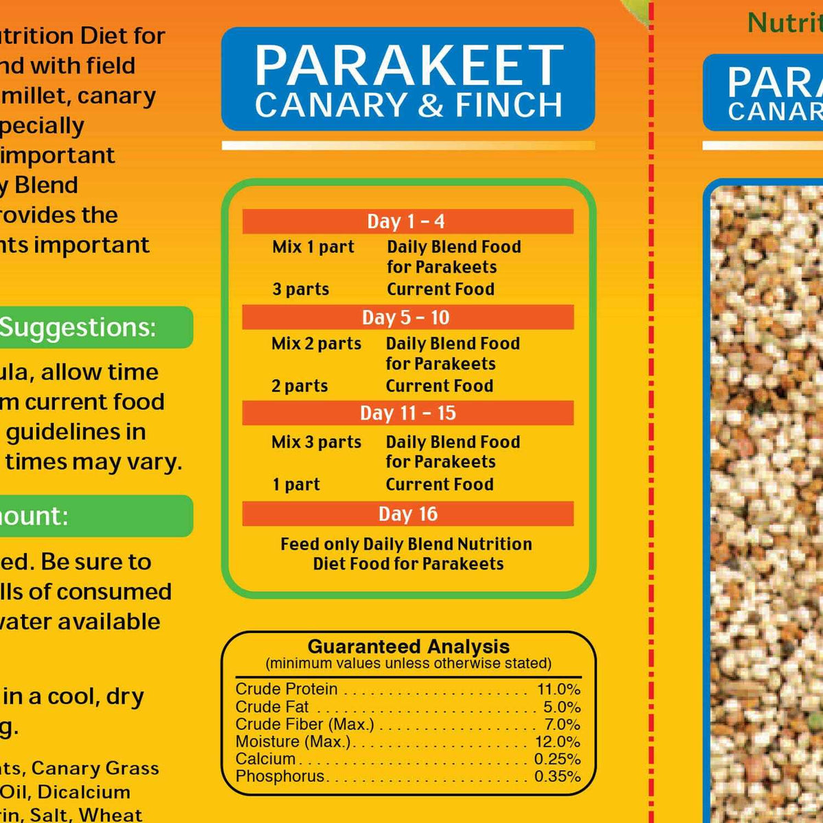 Daily Blend Parakeet Pet Supplies K388