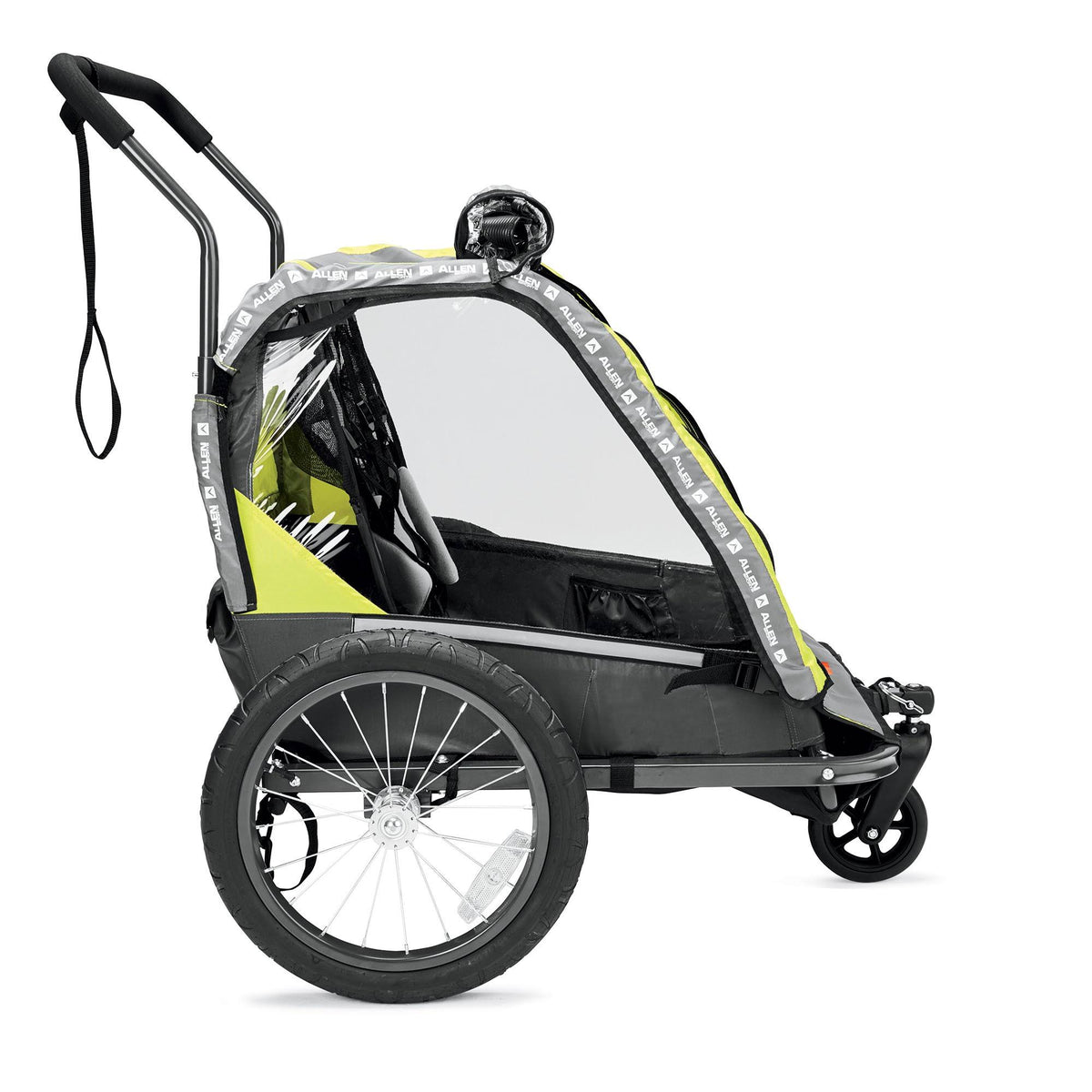 2-Child Bicycle Trailer and Stroller, Orange E36441