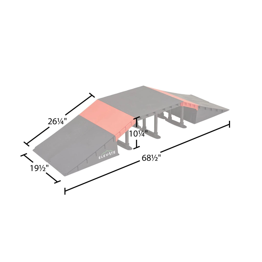 Mini Skateboard Ramp Set with Slopes H93685