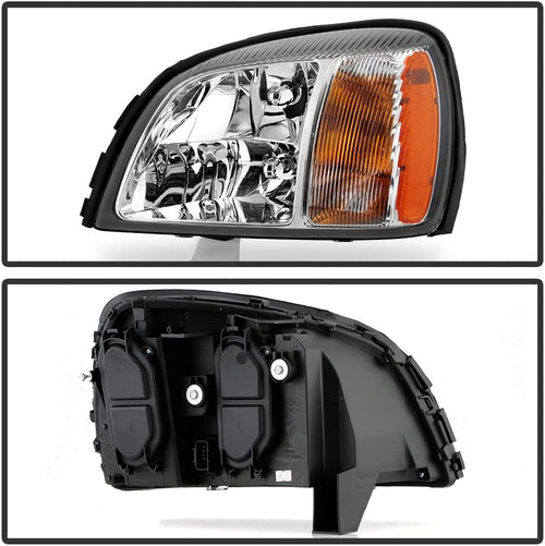 00-05 Cadillac Deville Headlights Headlamps Driver Passenger Side P469389